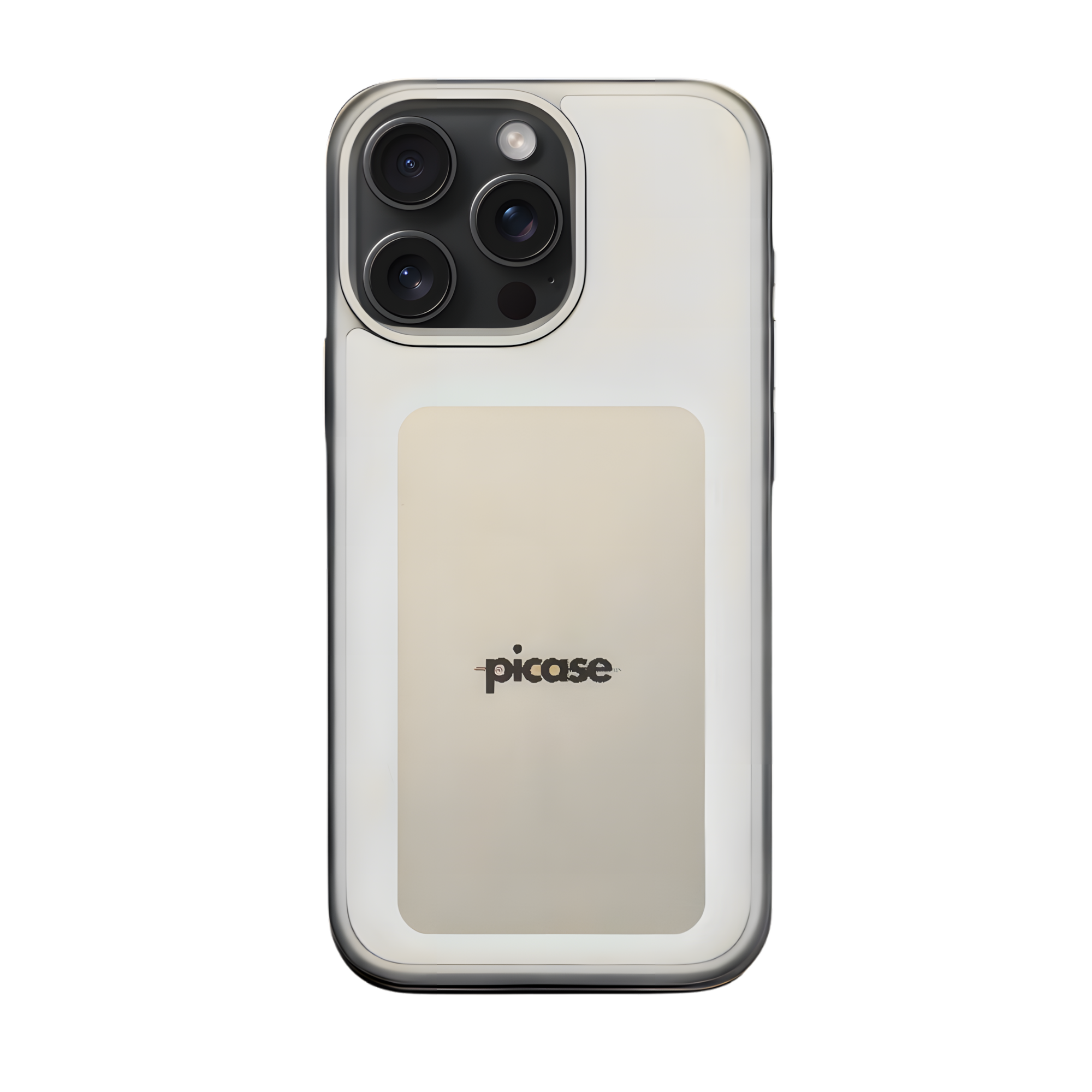 Picase Essential - iPhone 15 Pro Max Case - Chalk White