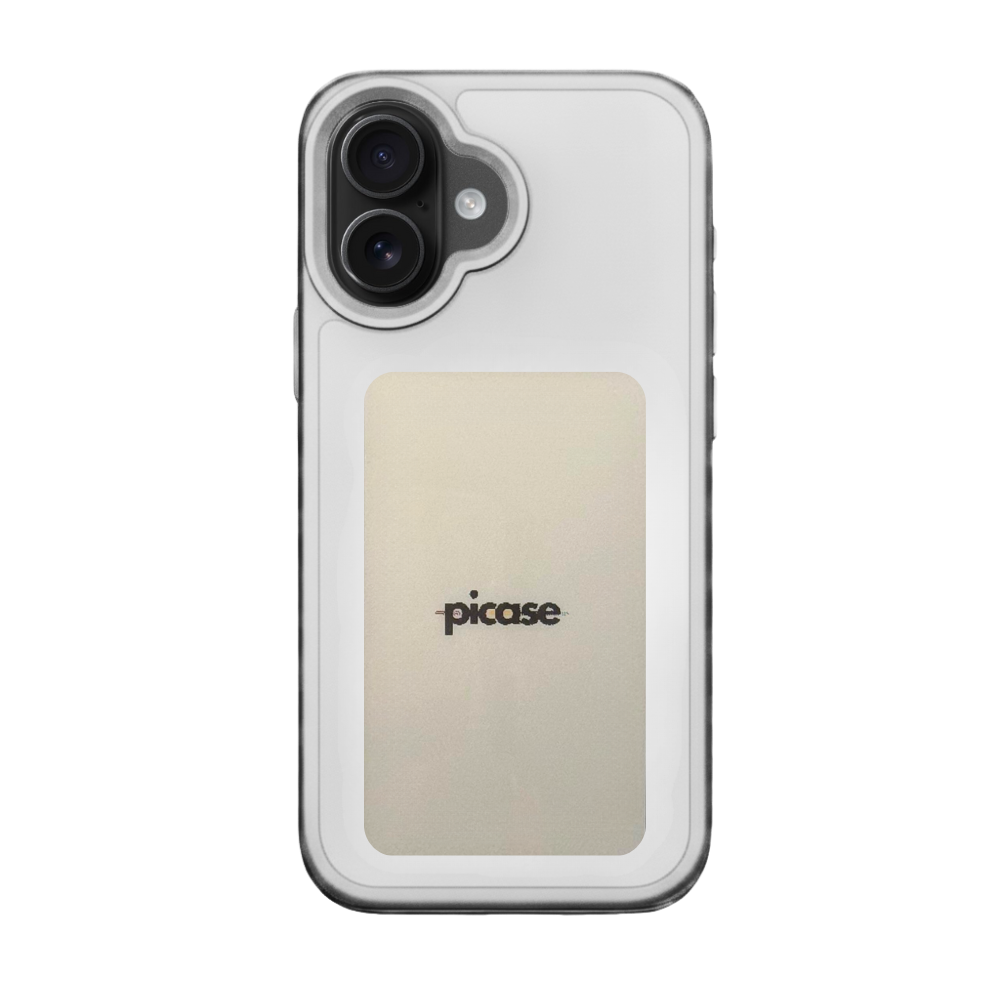 Picase Essential - iPhone 16 Case - Chalk White