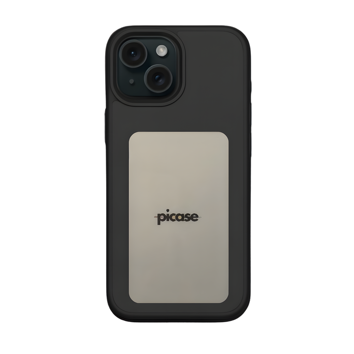 Picase Essential - iPhone 15 - Charcoal Black