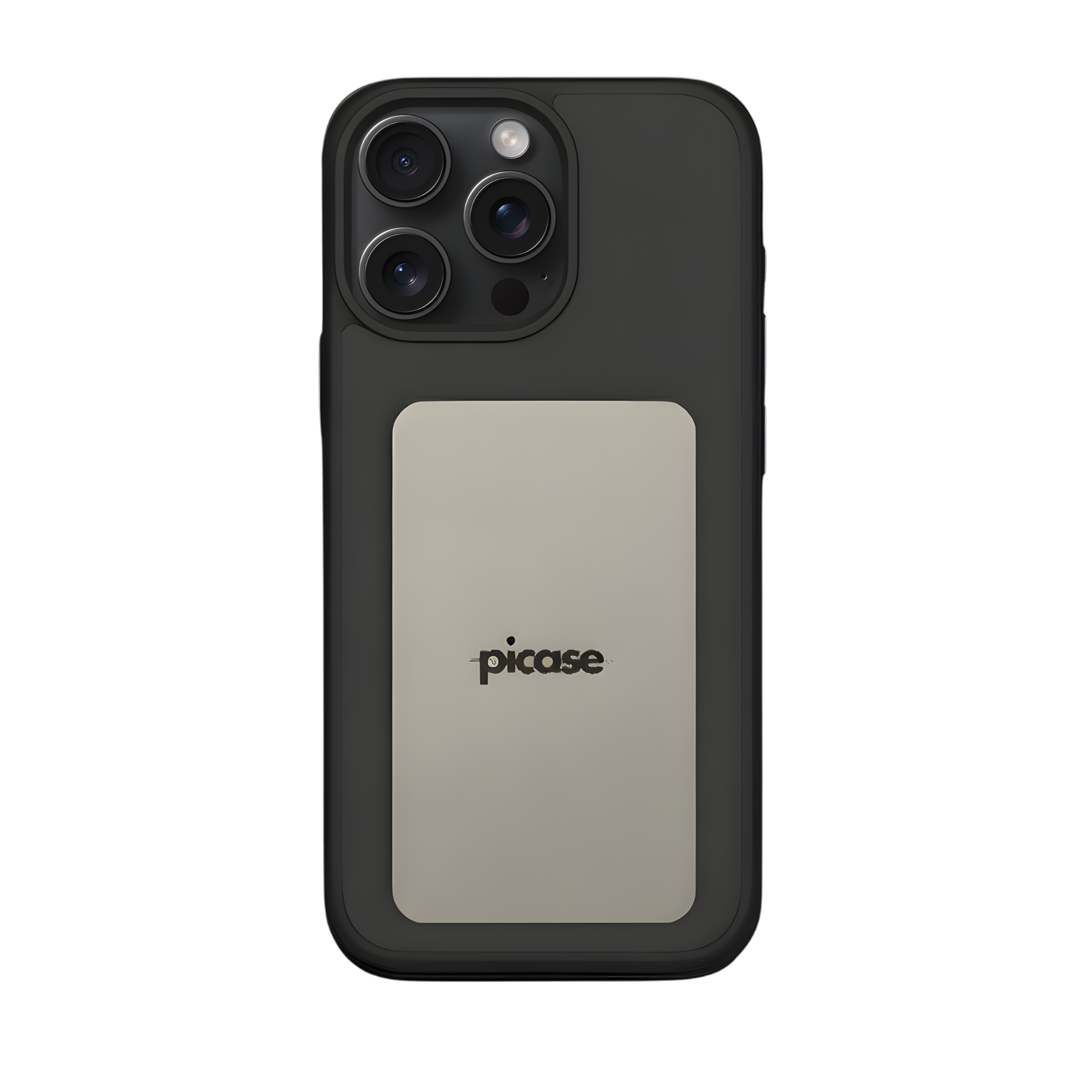Picase Essential - iPhone 15 Pro Max Case - Charcoal Black