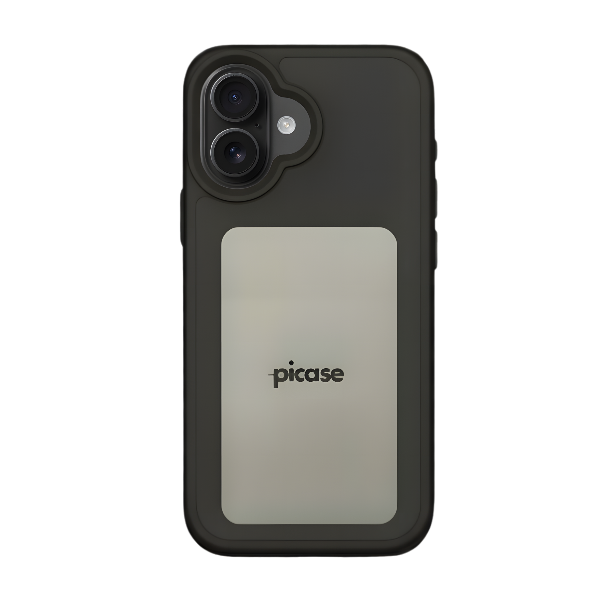 Picase Essential - iPhone 16 Plus Case - Charcoal Black