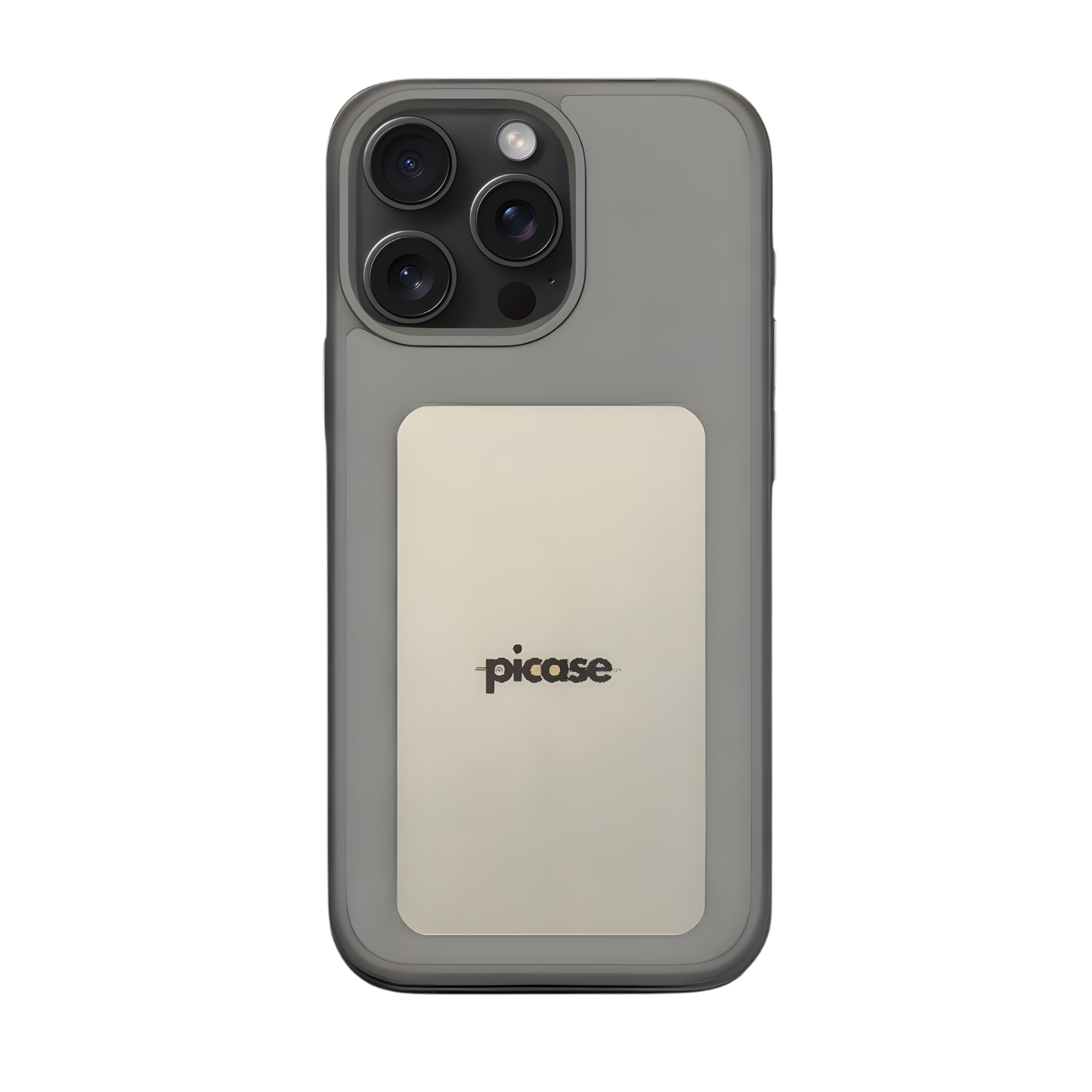 Picase Essential - iPhone 15 Pro Max Case - Ash Grey