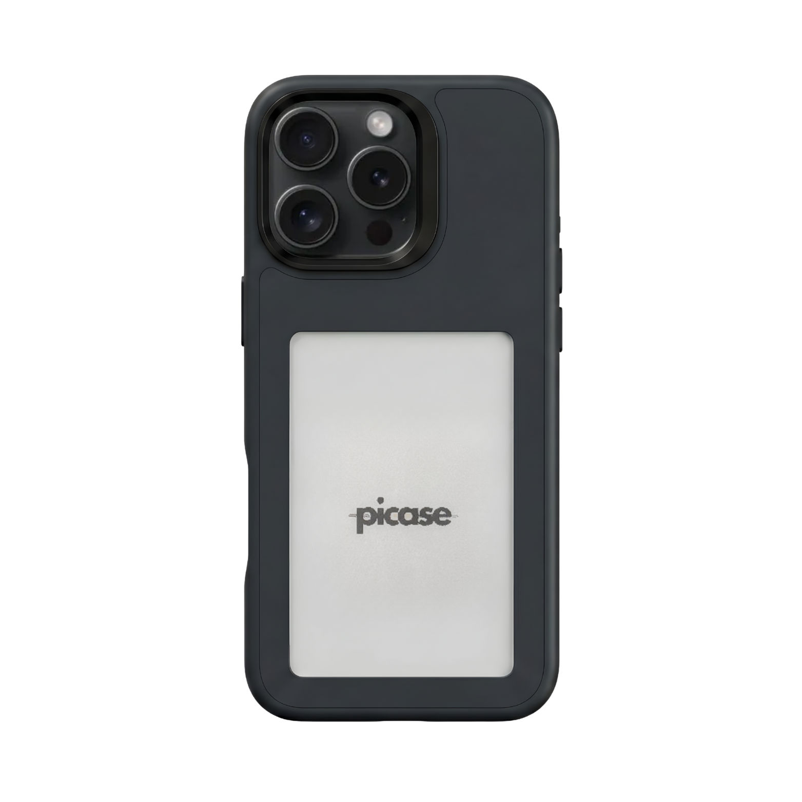 Picase Essential - iPhone 16 Pro Case - Charcoal Black