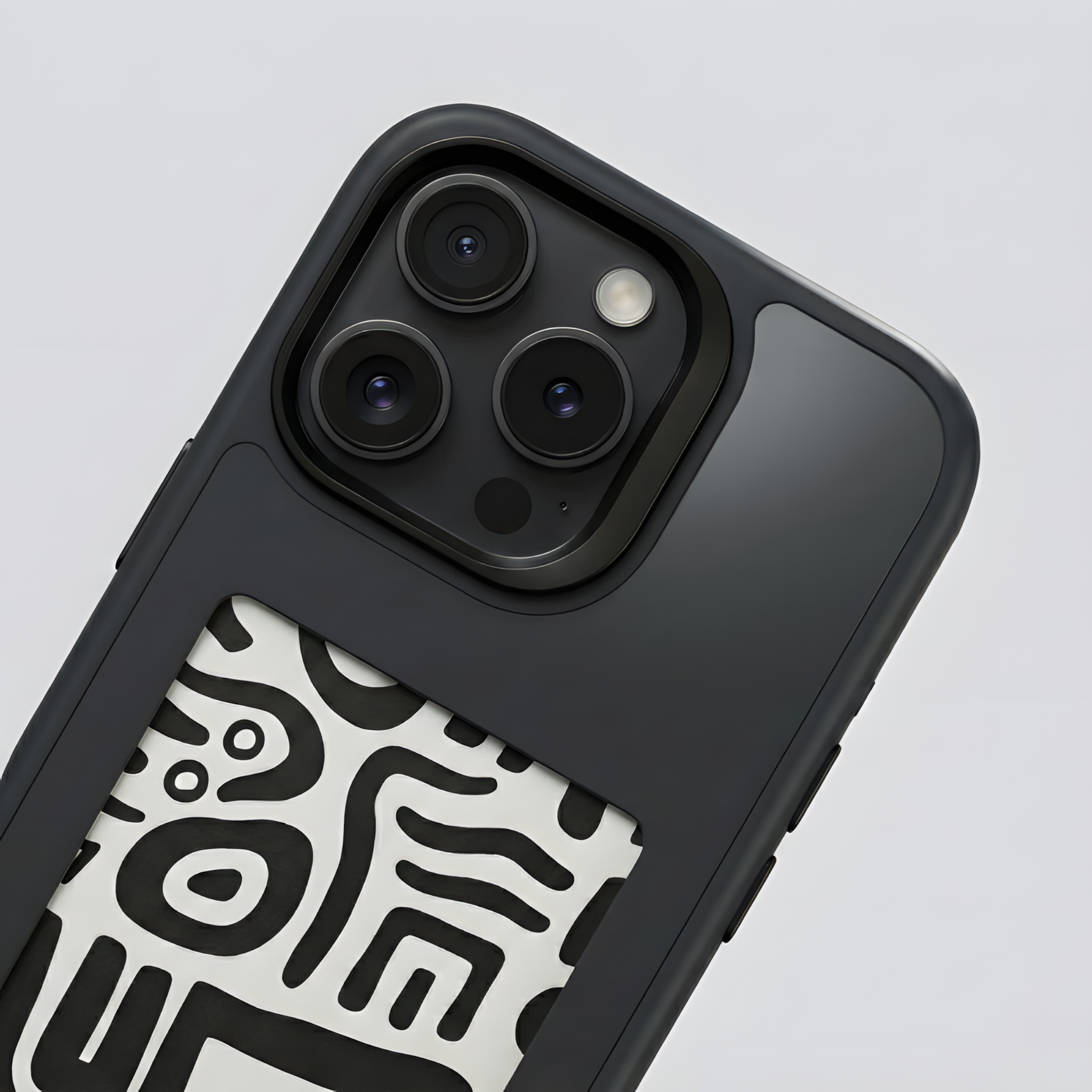 Picase Essential - iPhone 15 Pro Max Case - Charcoal Black