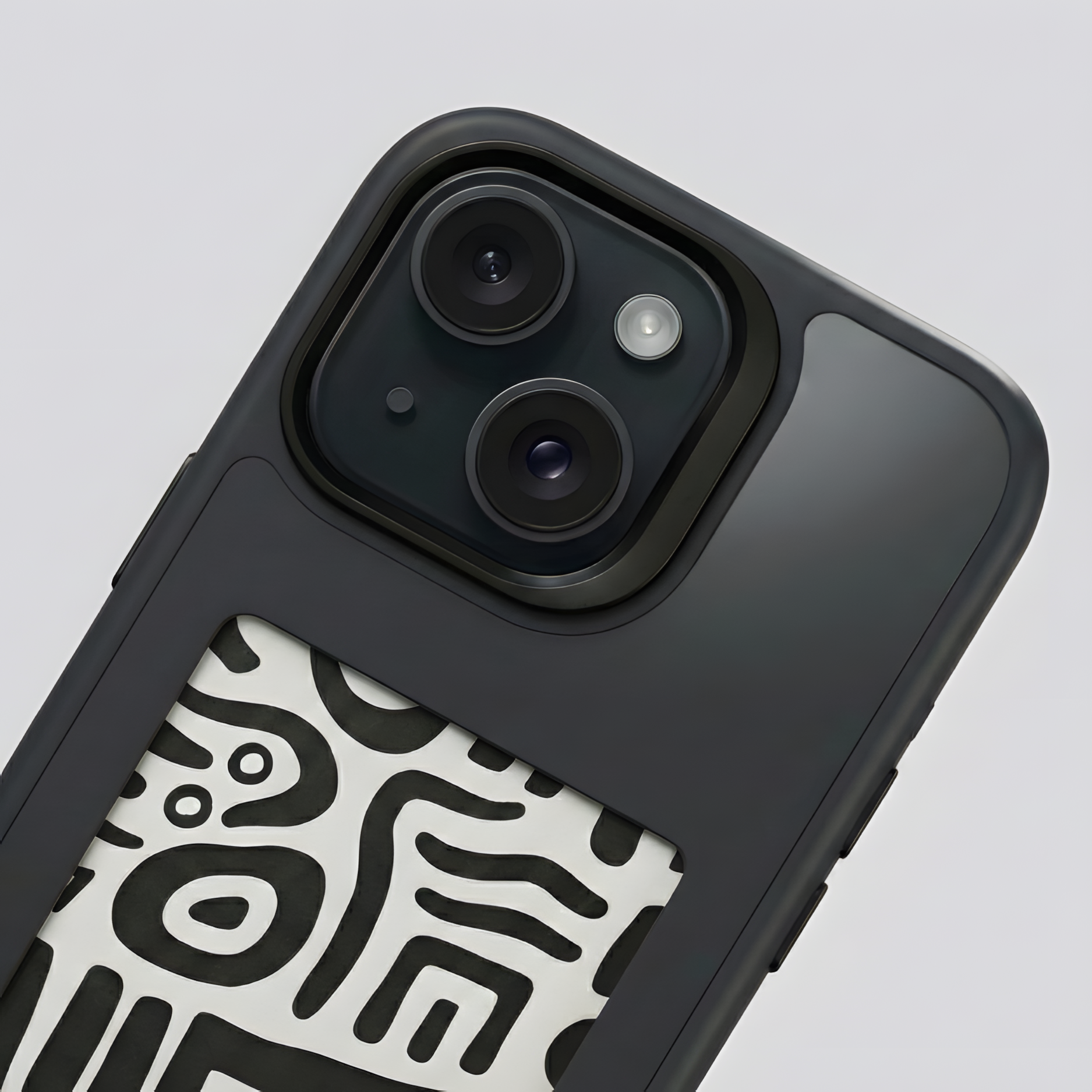 Picase Essential - iPhone 15 Case - Charcoal Black