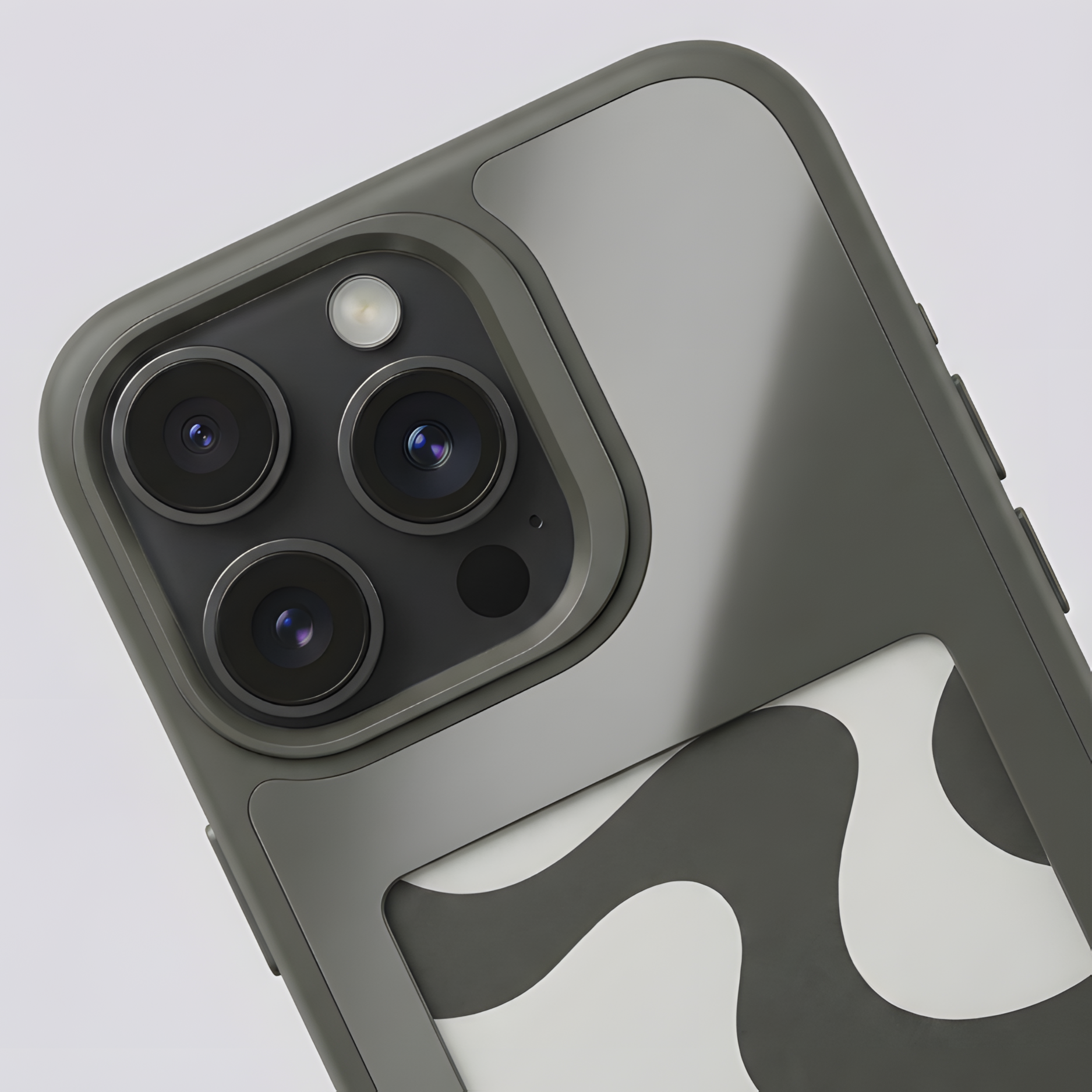 Picase Essential - iPhone 15 Pro Max Case - Ash Grey