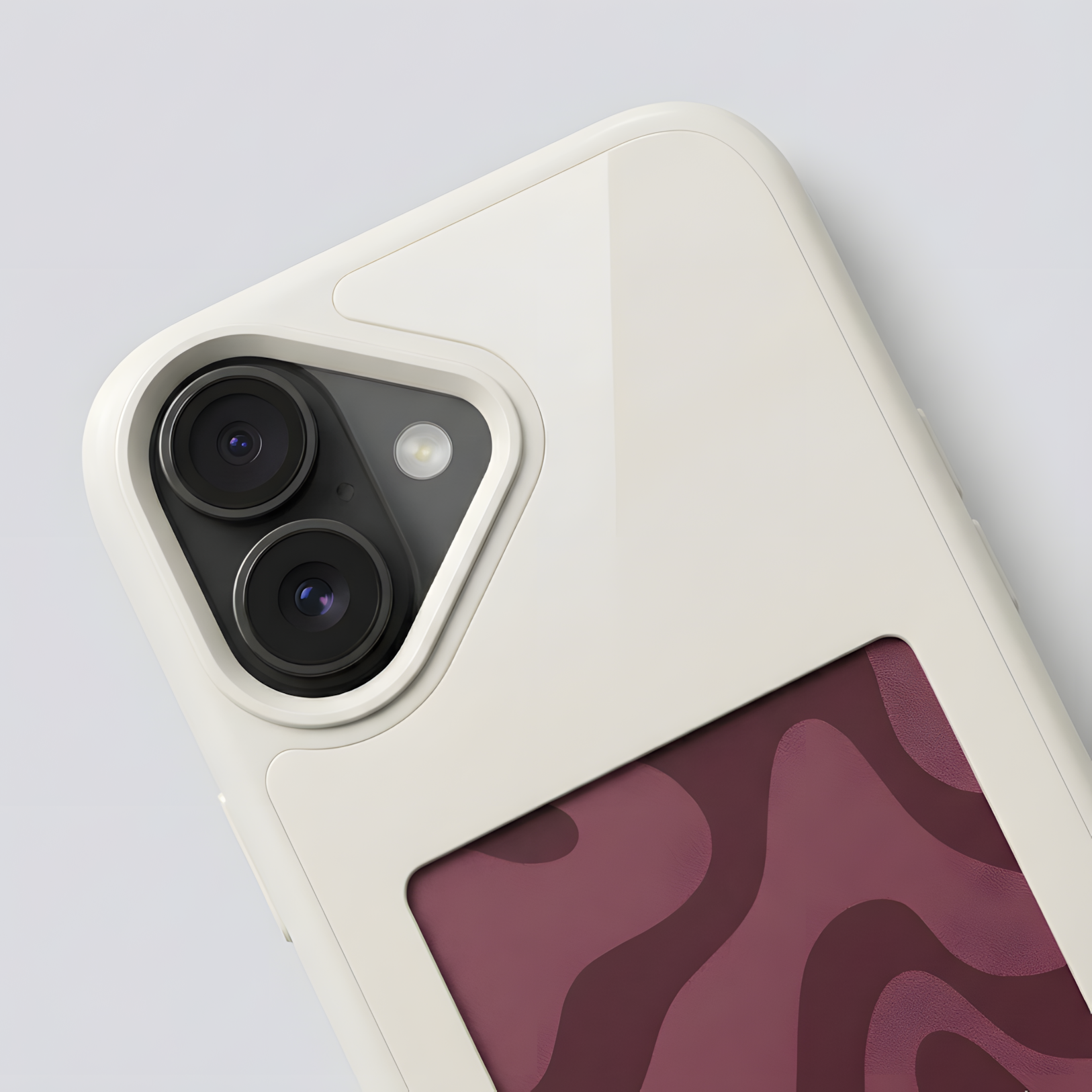 Picase Essential - iPhone 17 Case - Chalk White